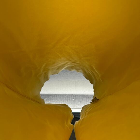 Faded Glory Stretch Top Womens Size XL 16-18 Yellow Pullover V-Neck Short Sleeve - Picture 11 of 11